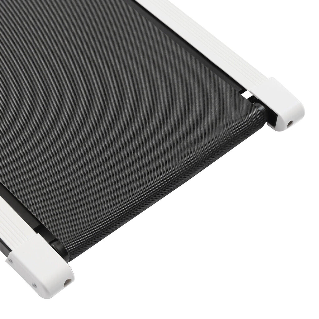 Folding Treadmill Under Desk Electric Walking Pad with Remote Black V565867