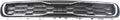 Textured Black Grille Assembly with Chrome Insert Opening Molding X452358