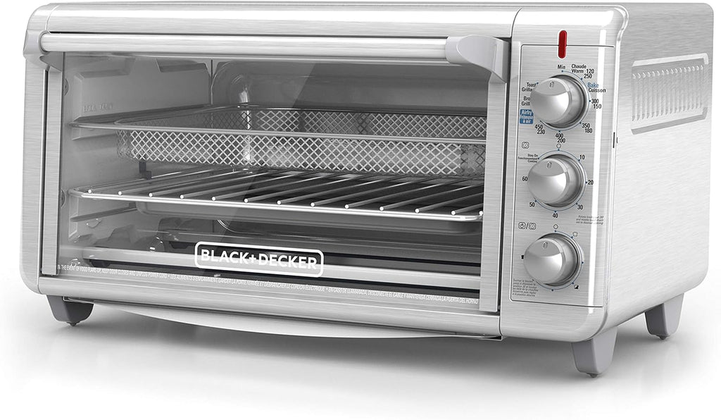 Silver Air Fry Toaster Oven, Fits 9" x 13" Pan Z99151