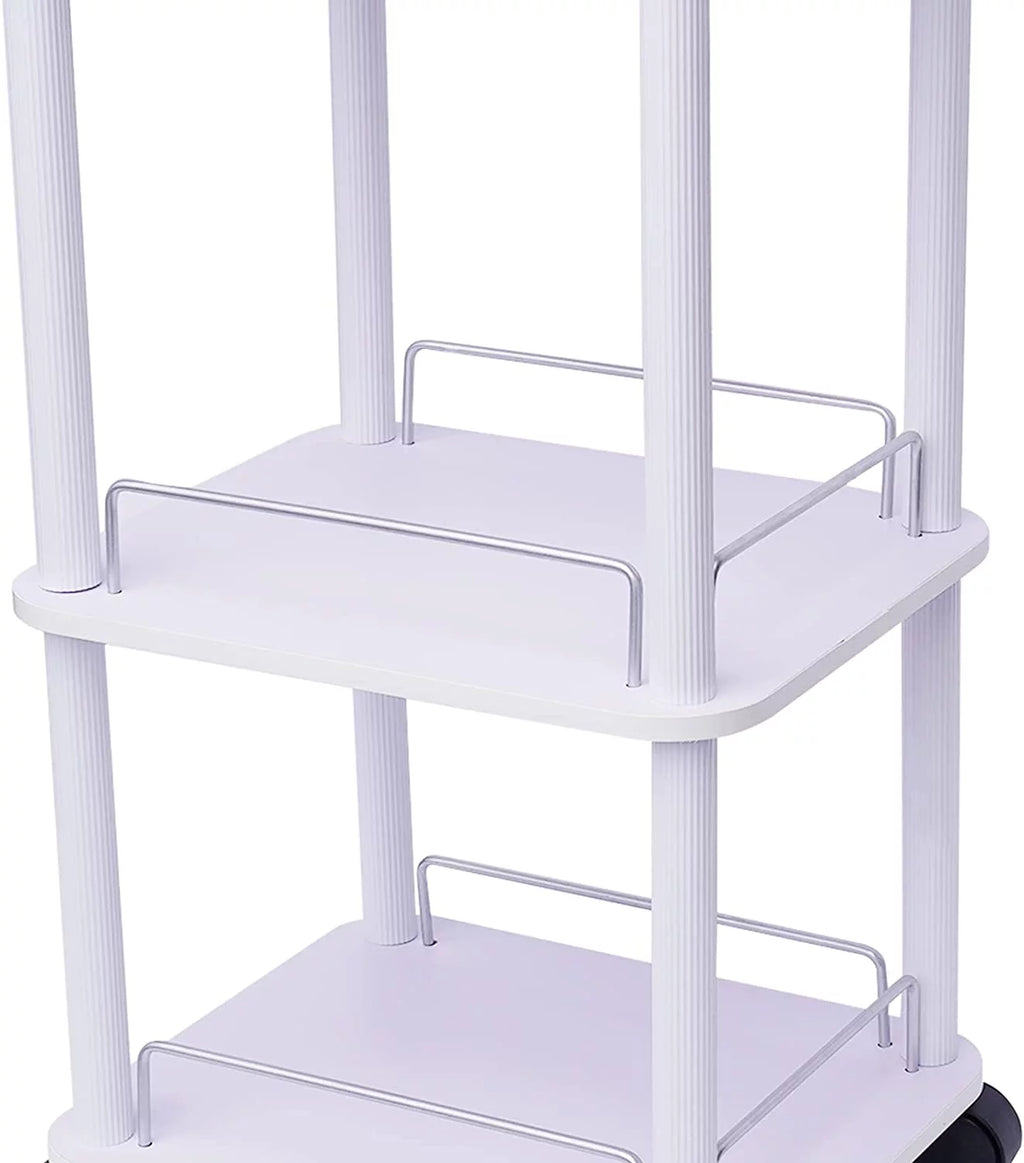 3-Tier Rolling Salon Trolley Cart U10322