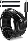 16FT Fiber-Optic Link Cable USB 3.1 Gen2 Type C to C 10Gbps 3A Pack of 2 Y41398