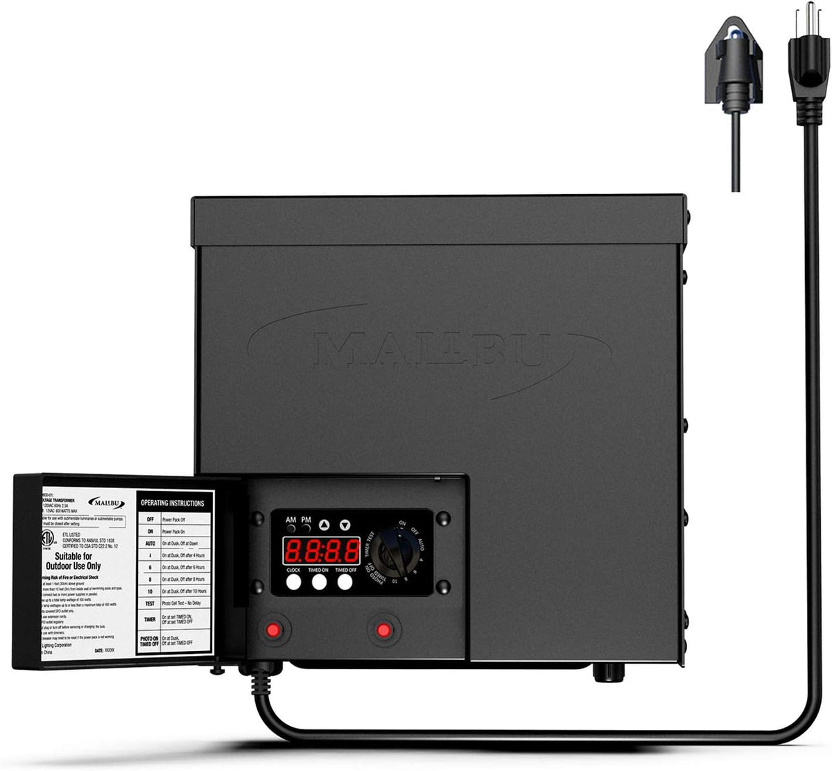 200 Watt Low Voltage Landscape Lighting Transformer K92504