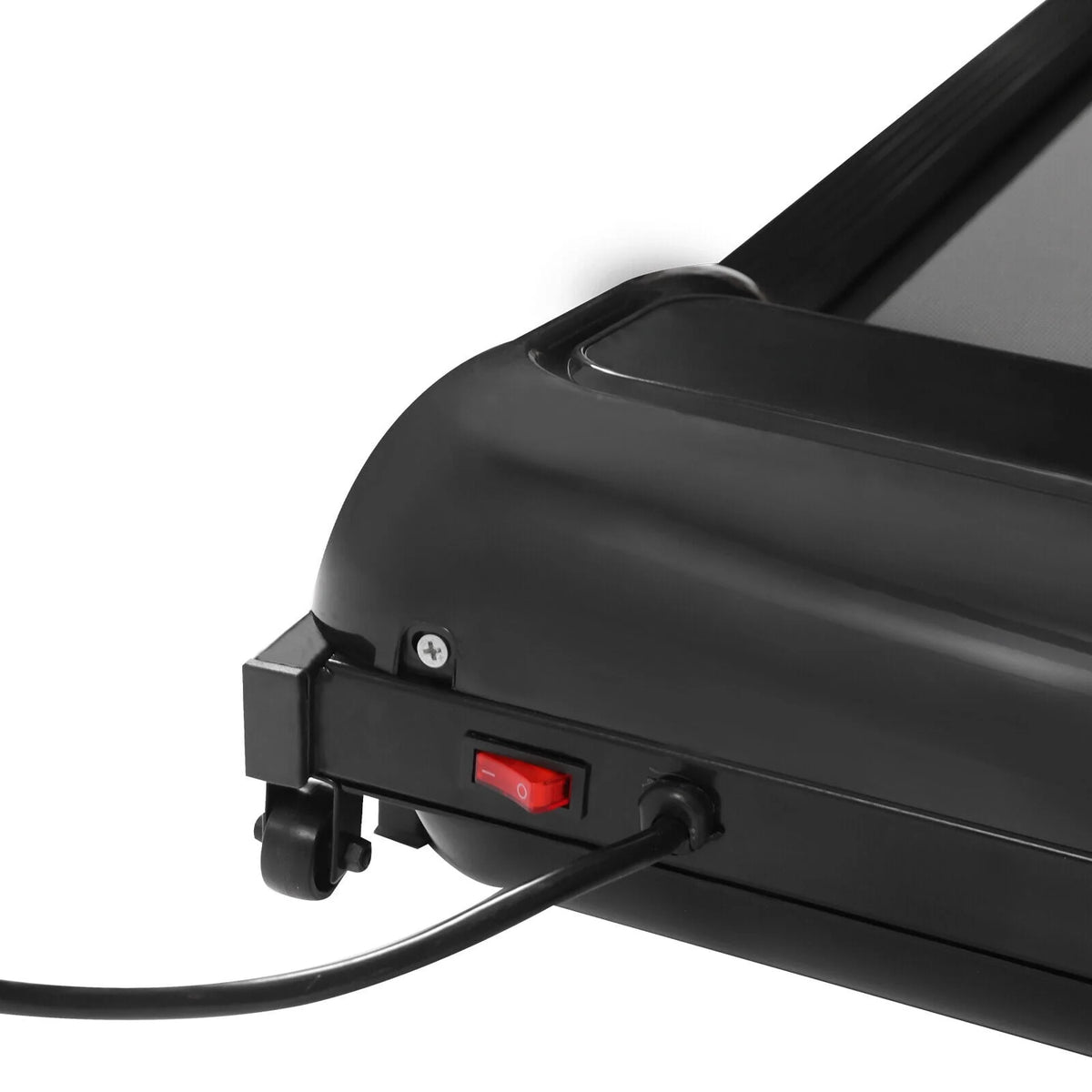 Folding Treadmill Under Desk Electric Walking Pad with Remote Black V565867