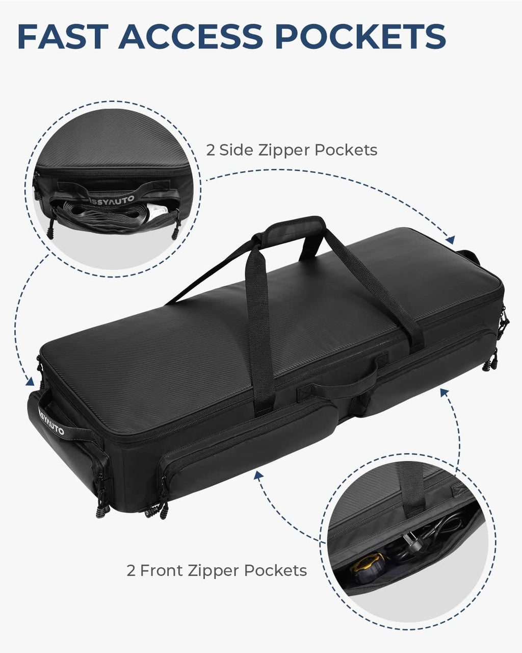 Under Seat Storage Bag with Detachable Dividers L522