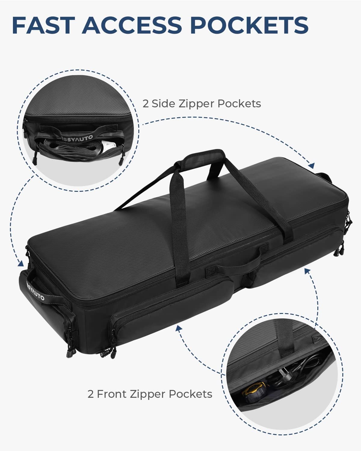 Under Seat Storage Bag with Detachable Dividers L522