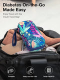 Portable Insulin Cooler Travel Case and 4 Gel Ice Packs Y6924