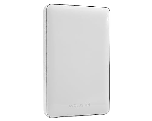 1TB USB 3.0 Portable External Hard Drive (White) E846