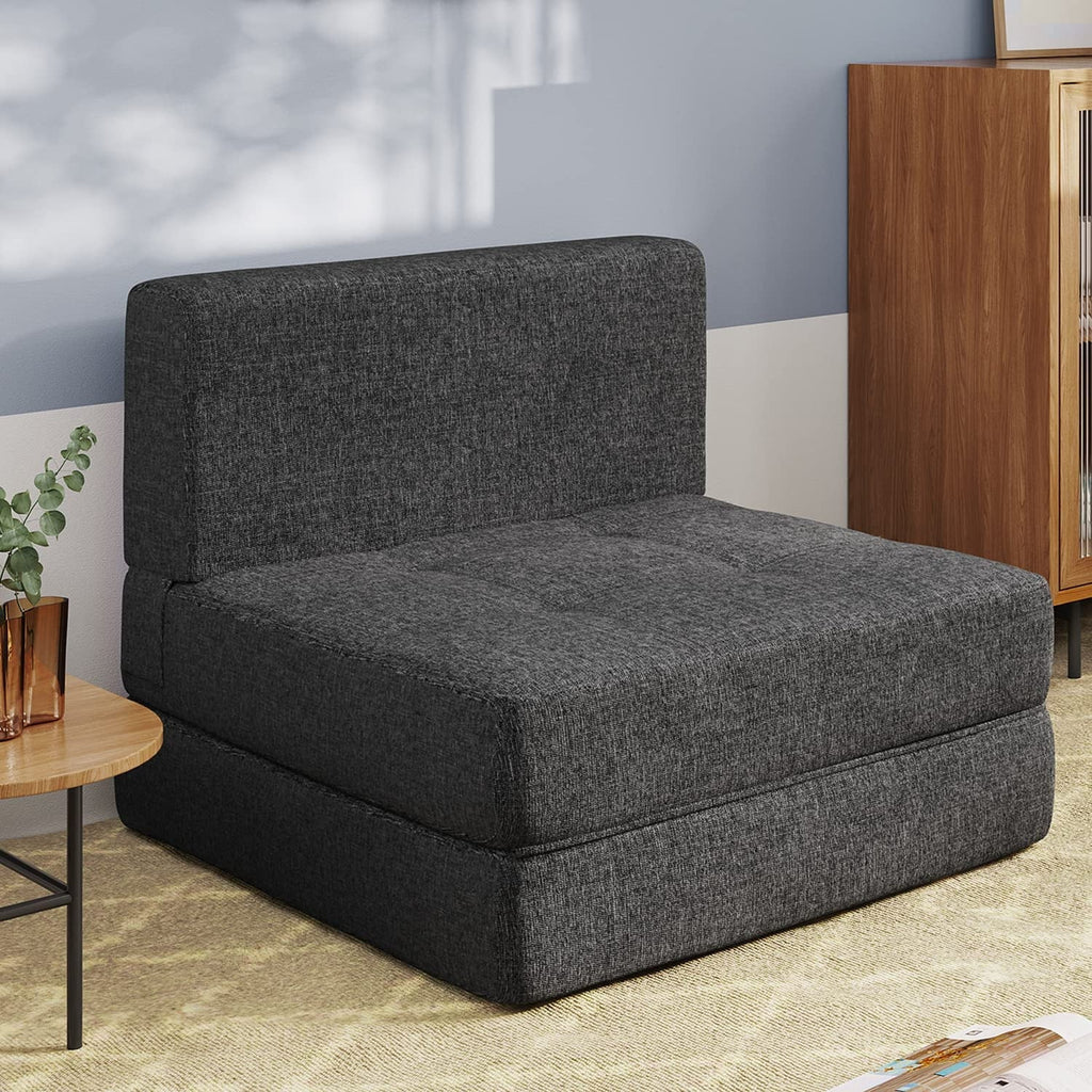 Light Gray Sleeper Sofa Bed E80367