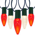 C9 LED Christmas Lights with Stringer Combo Candy Cane / 100 K3726