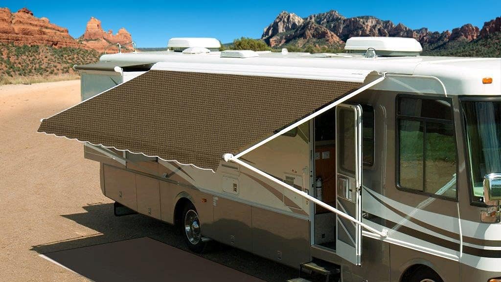 13' Forest Green Acrylic RV Awning Fabric Replacement S967064