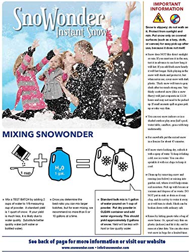 Instant Snow Powder for Slime and Decorations K2174