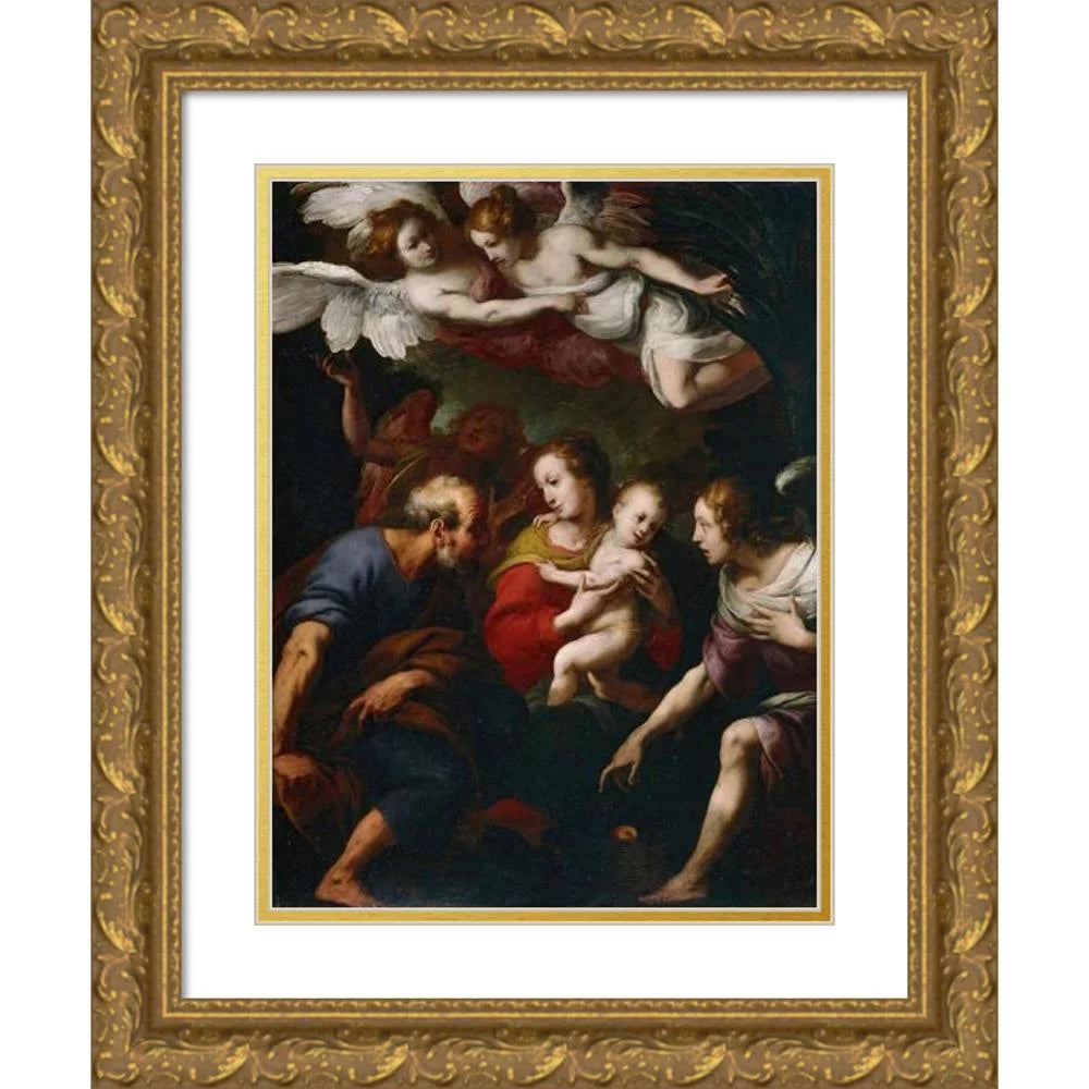 Gold Ornate Framed Double Matted Museum Art Print S55025