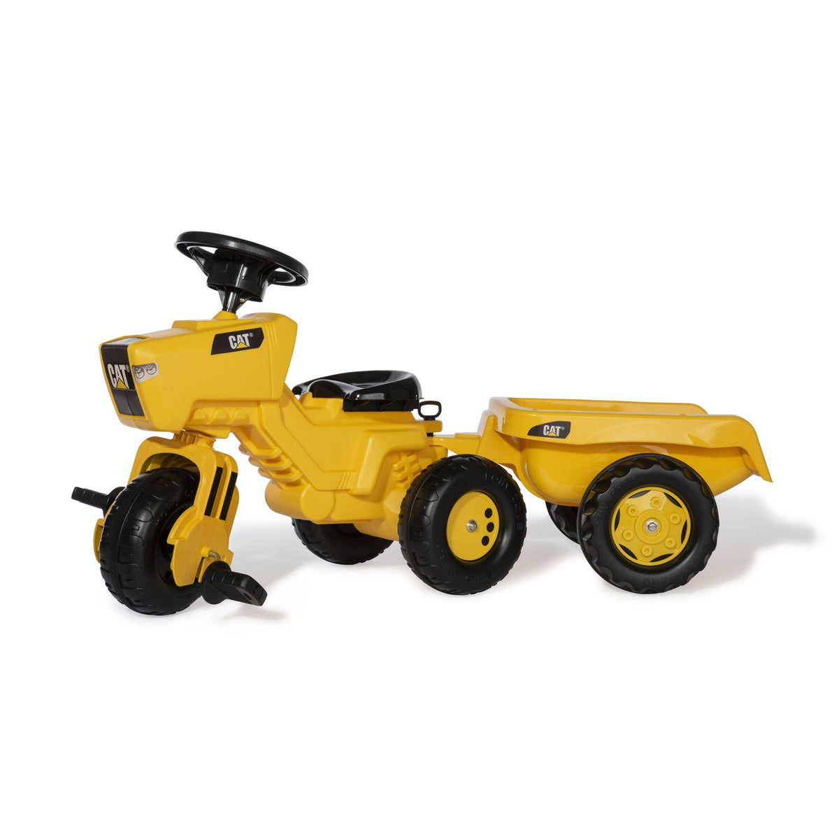 Cat Three Wheel Tractor with Trailer Q507445