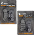 Front Rear Right Brake Pad Set Semi-Metallic 2 Pack E152