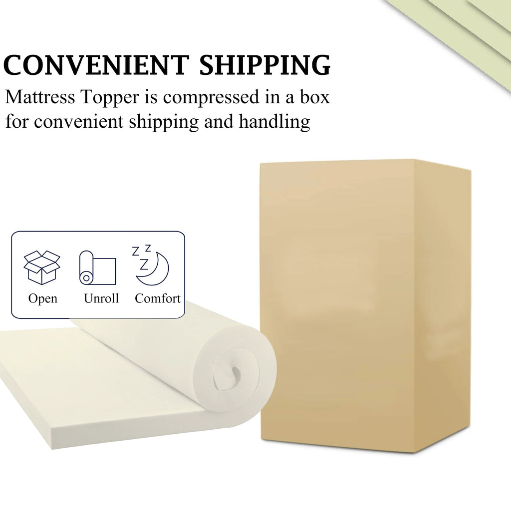 2" High Density Foam Mattress Topper J7410