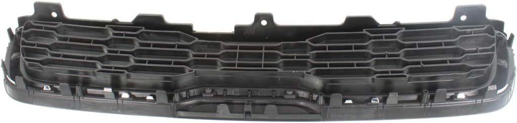Textured Black Grille Assembly with Chrome Insert Opening Molding X452358