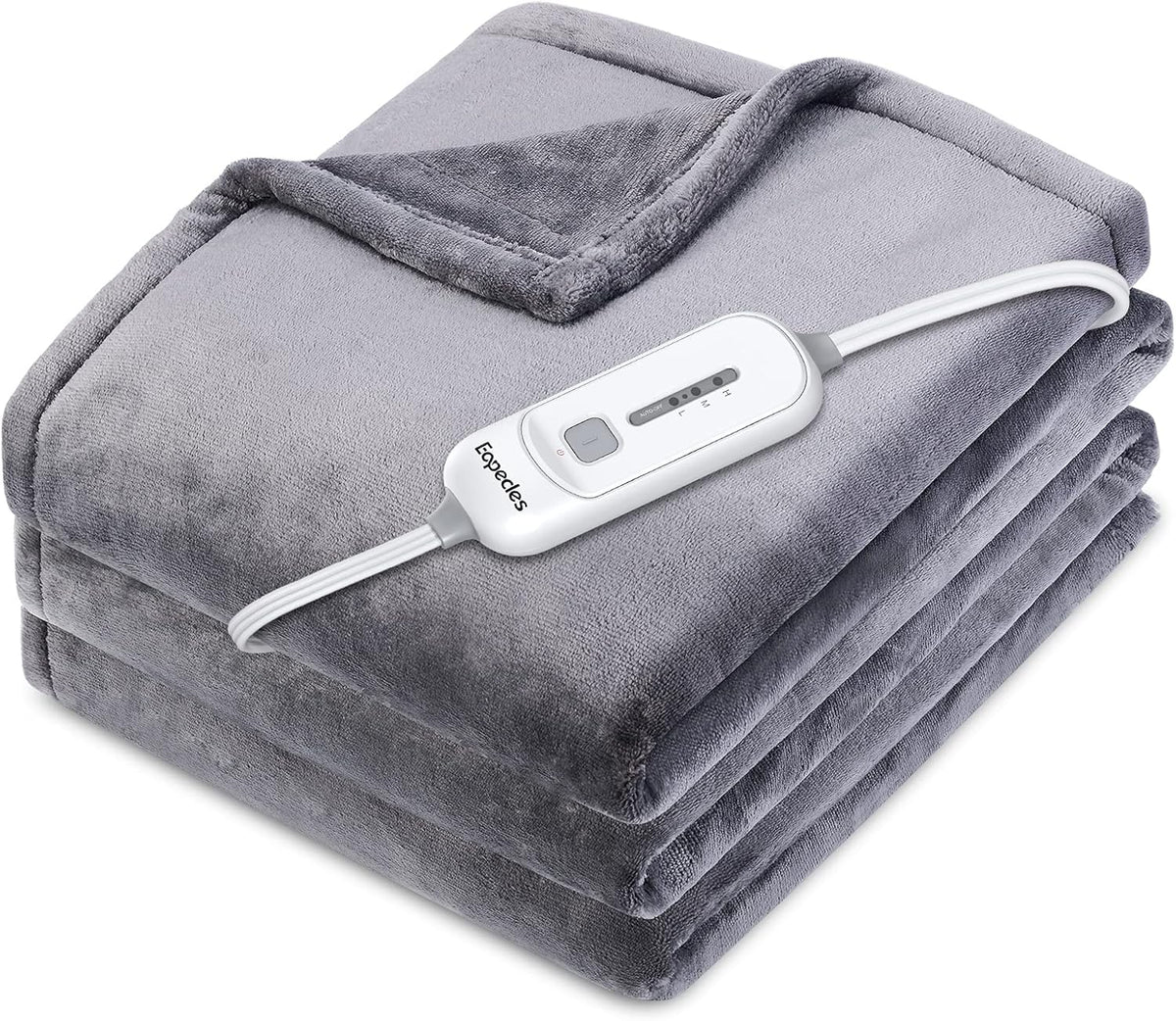 Pink 50x60 Inch Reversible Flannel Heated Throw T741