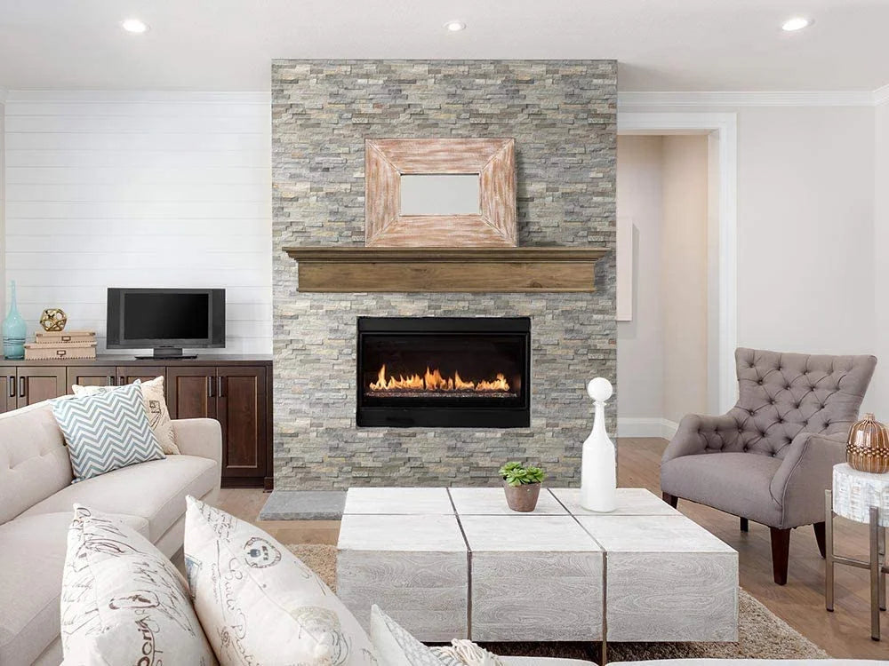 72" Decorative Wood Fireplace Mantel Shelf I748542