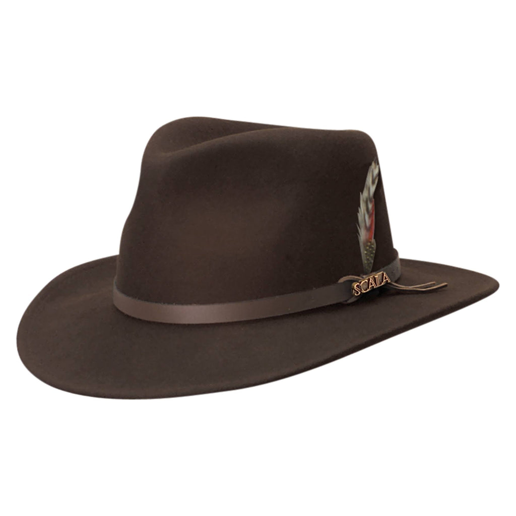Crushable Felt Outback Hat U4146