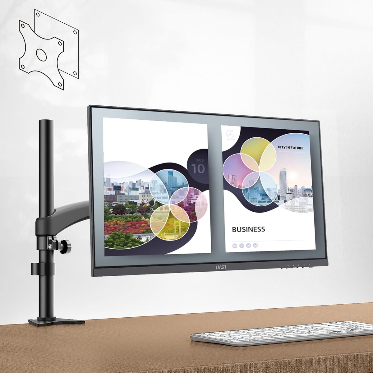 24-inch IPS 1920 x 1080 100Hz Computer Monitor N709356