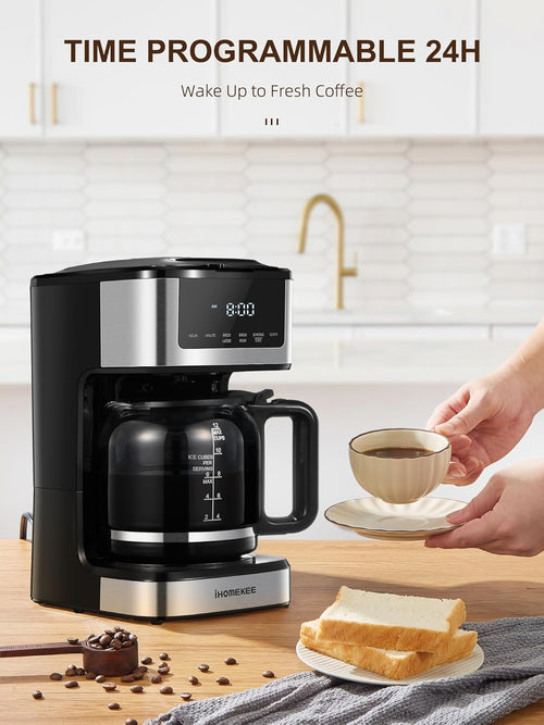 12 Cup Programmable Drip Coffee Maker with Iced Coffee Function S1085