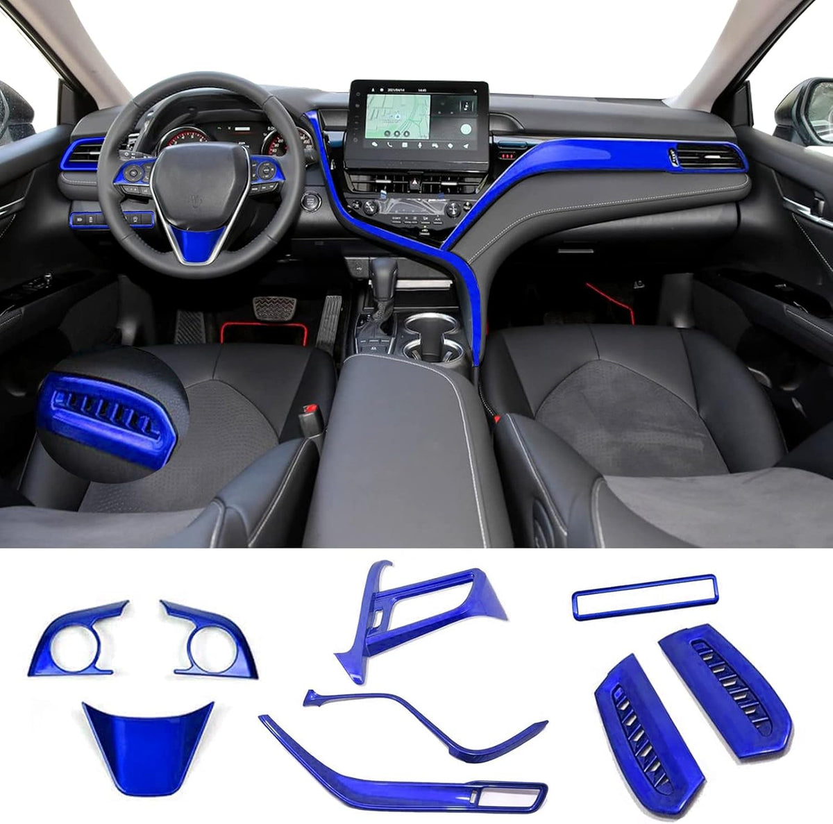 Toyota Camry ABS Interior Trim Air Outlet Cover 10Pcs R199313