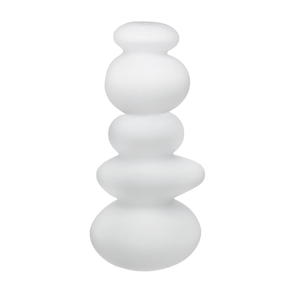 White Candle Holder U5377