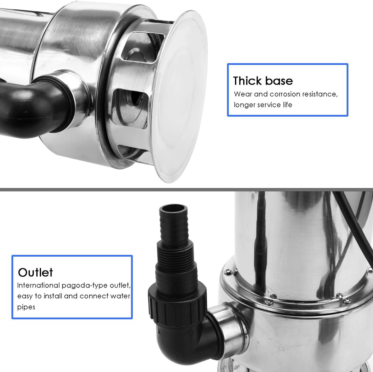 1.5 HP Stainless Steel Submersible Sump Pump K7947