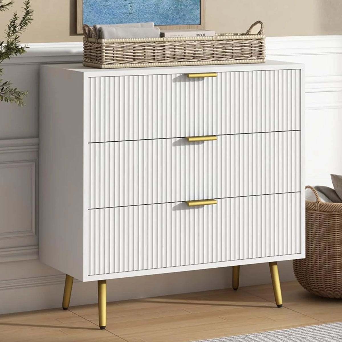 Modern 6 Drawer Wood Dresser X883