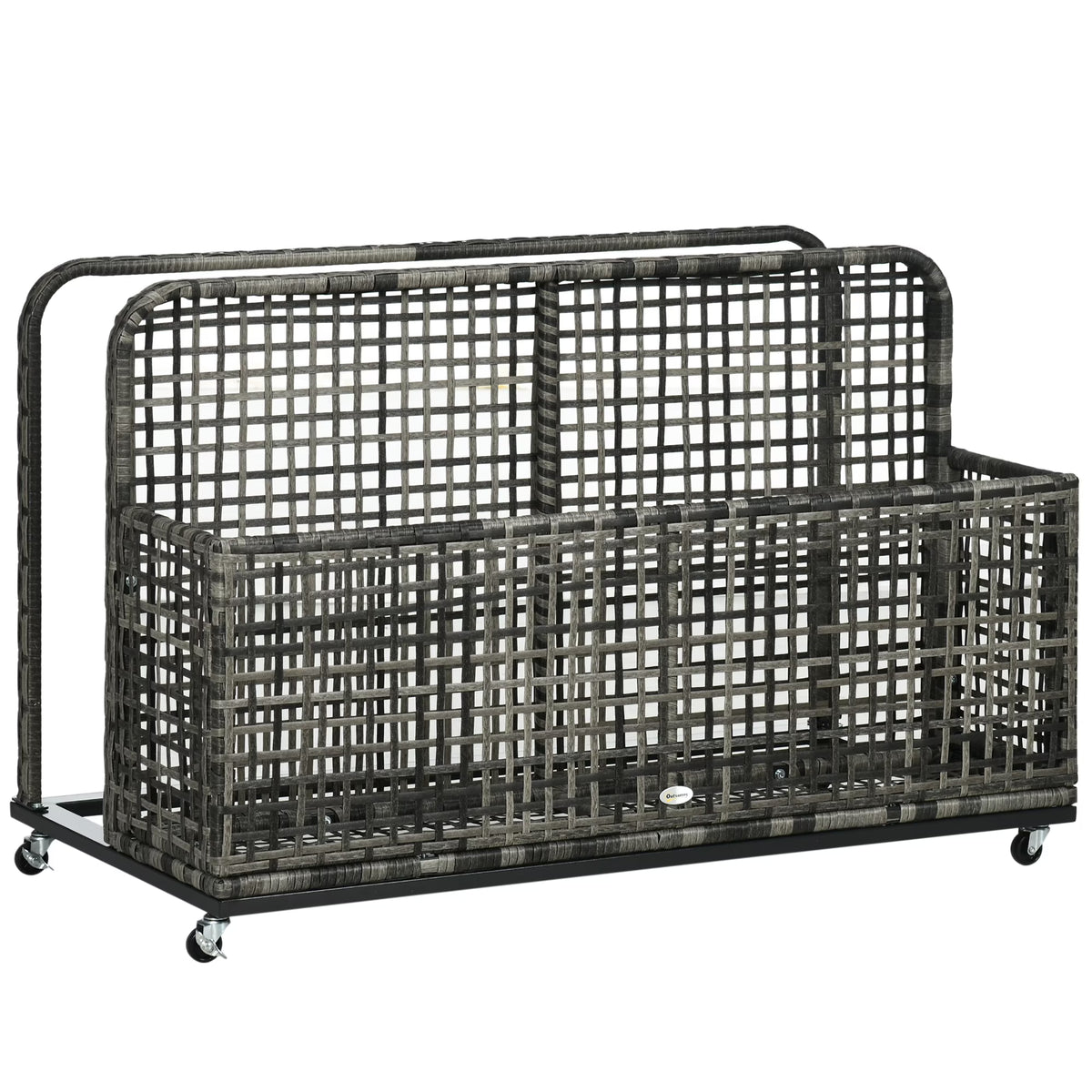 Dark Grey Pool Float Storage with Wheels Z628316