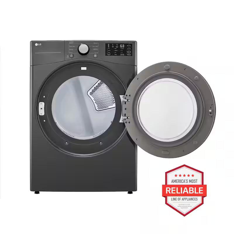 7.4 cu. ft. Vented Stackable Electric Dryer in Black with Sensor Dry Y3384
