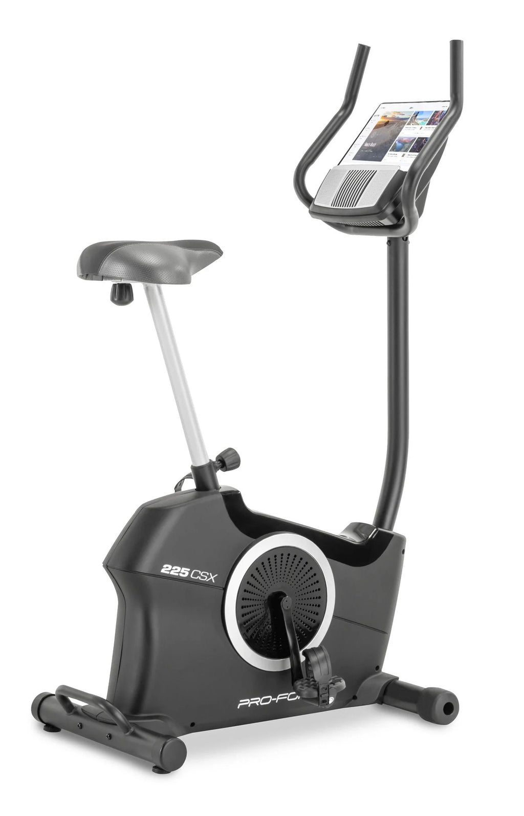 Recumbent Exercise Bike with Display and Tablet Holder S46193