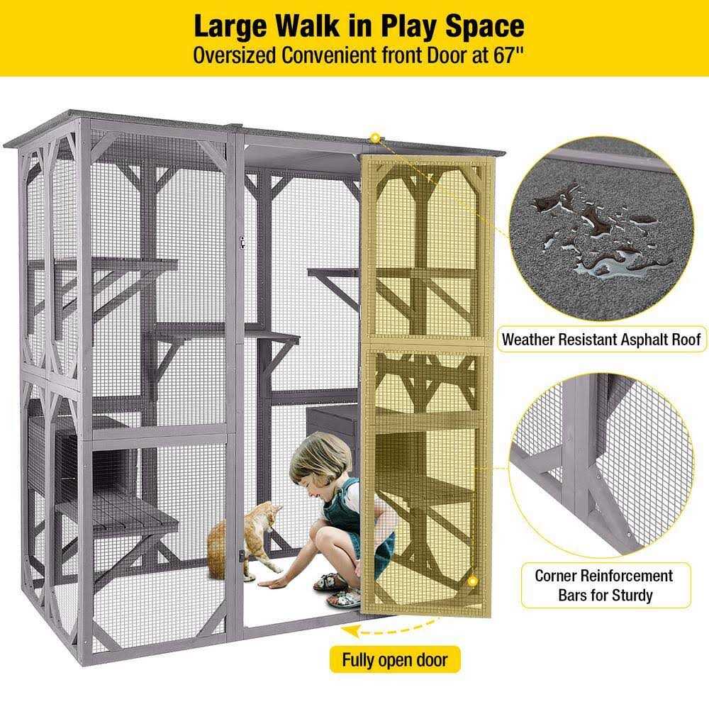 Extra Large Outdoor Cat Enclosure E260