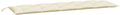 Cream White Oxford Fabric Outdoor Bench Cushion G9954
