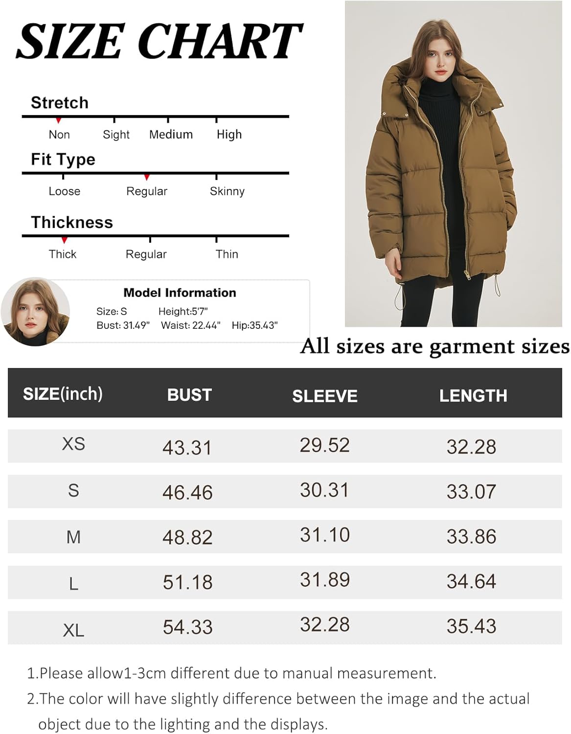 Black Hooded Quilted Puffer Jacket C198066