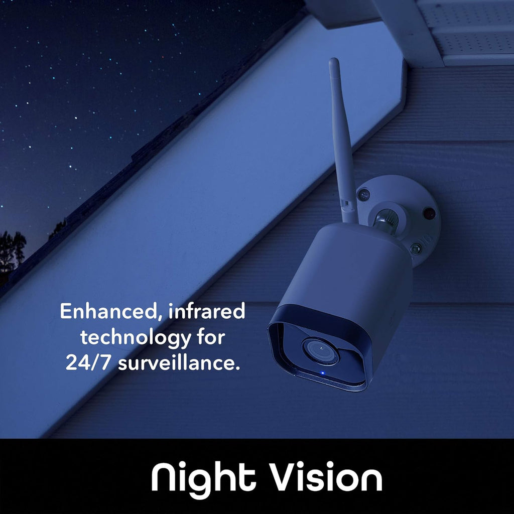 HD 1080p Outdoor Security Camera with Night Vision and Motion Detection F675465