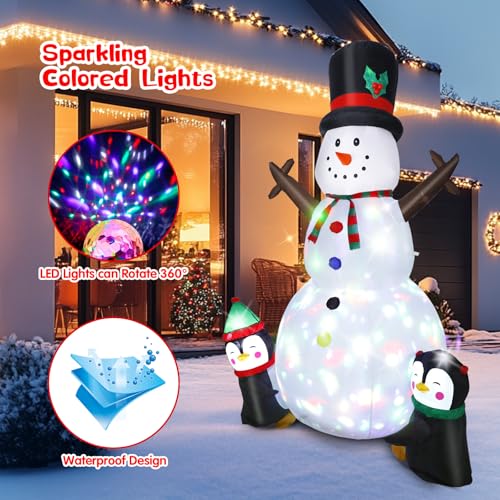15FT Inflatable Snowman with LED Lights N88951