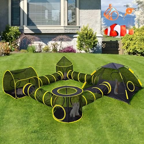 Outdoor Cat Tent with Tunnel C166