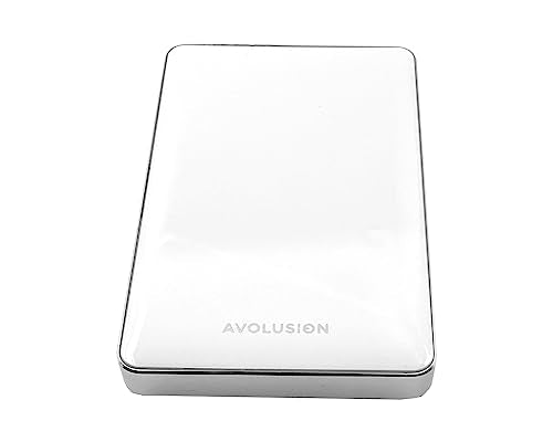 1TB USB 3.0 Portable External Hard Drive (White) E846