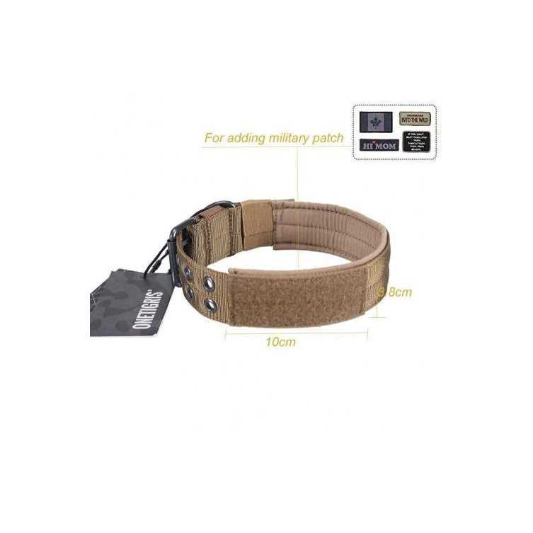 Adjustable Dog Collar with Metal D Ring Buckle X636