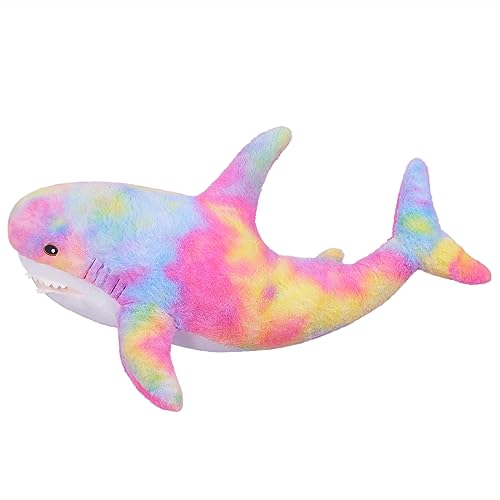 Pink Shark Plush Toy with 4 Little Sharks O1693