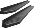 6-inch Aluminum Black Flat Style Running Boards Side Steps Q50088