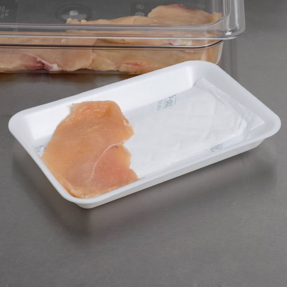 White Absorbent Meat Fish Poultry Pad 50 Grams 2000/Case P855