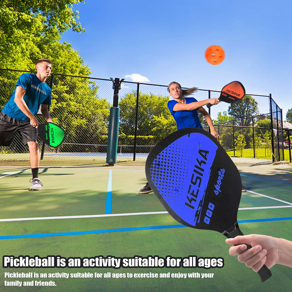Pickleball Paddle Set 2 Rackets & 4 Balls with Carrying Bag U89718