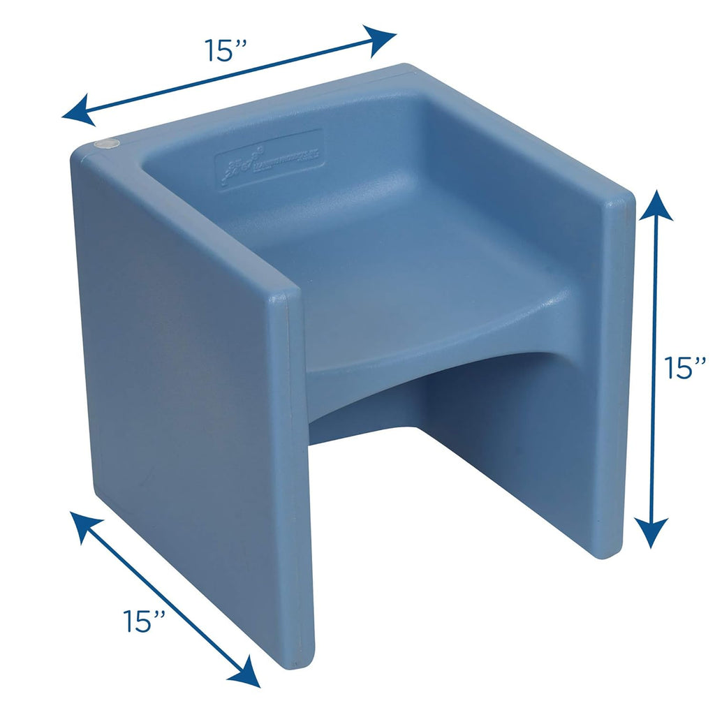 Sky Blue Cube Chair K301324