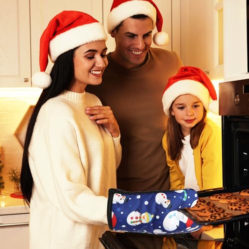 4PCS Christmas Oven Mitts and Potholders Set N197