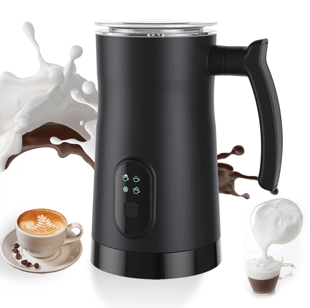 Electric Milk Frother and Steamer 4 in 1 Stainless Steel 400W 350ml H3621
