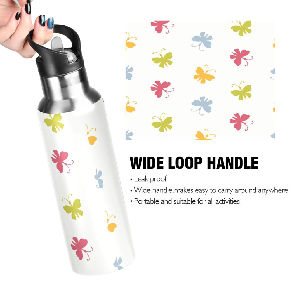 Stainless Steel Insulated Water Bottle with Straw Lid T301028