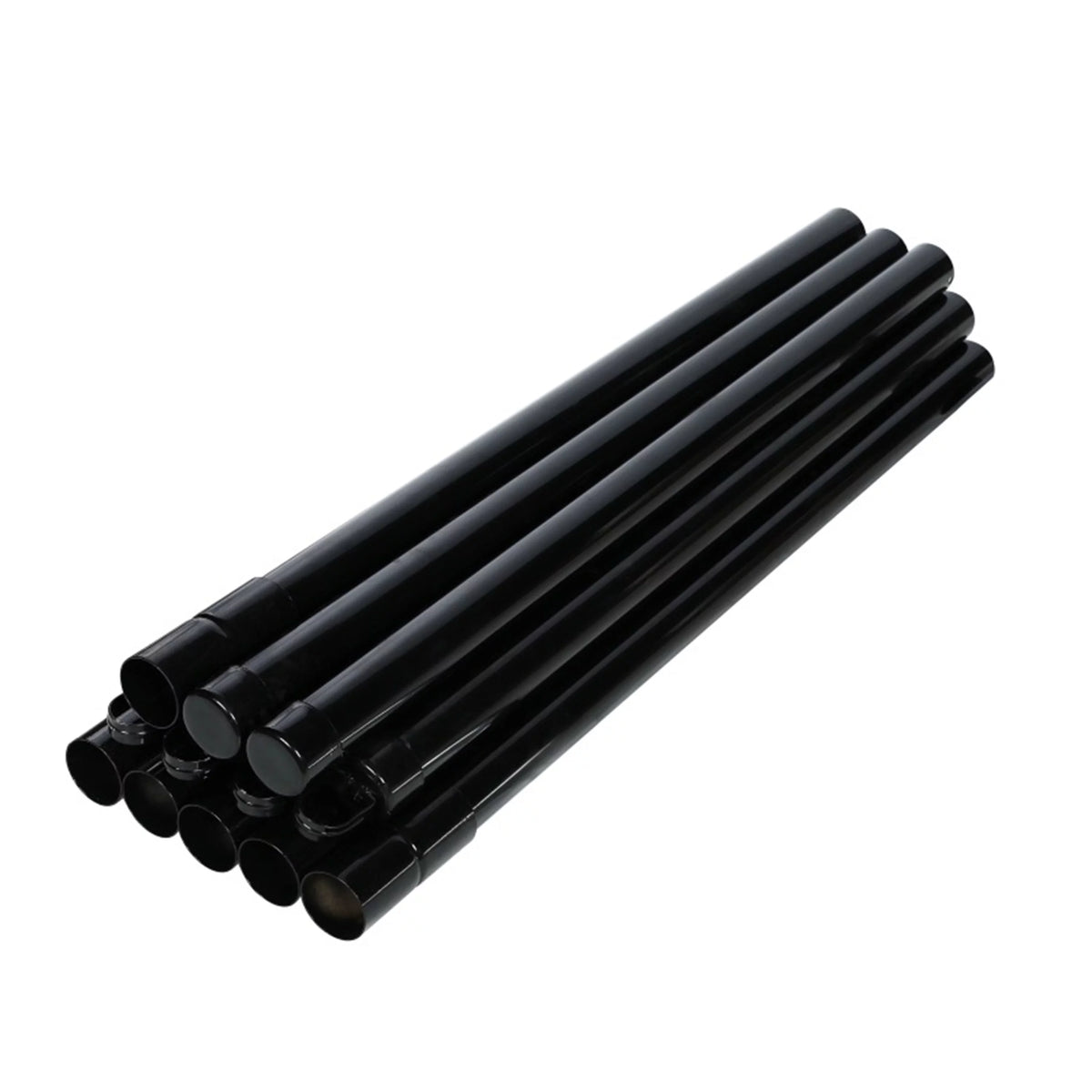 Black PVC Coated Chain Link Steel Fence 5X50 ft P97928