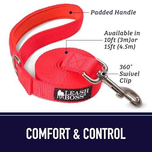 10 Foot Dog Leash with Padded Handle P1390